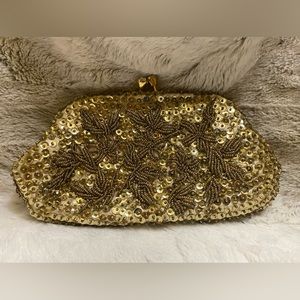 Vintage Hand Beaded Evening Bag